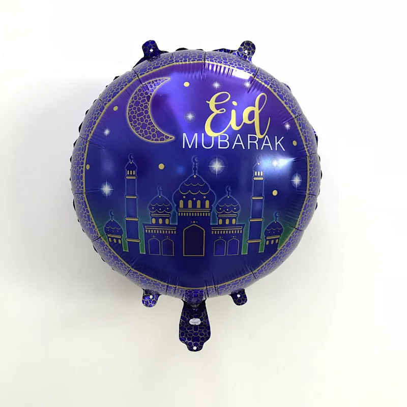 16 Inch happy Eid Mubarak Globos Ramadan Mubarak Helium Foil Balloon For EID party Decoration balloon