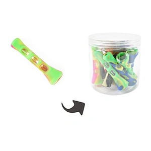 Tobacco pipes Small Bell Mouth Shaped bag Glass Bongs Hand Pipe Portable Mini Cigarettes Holder Smoking Accessories