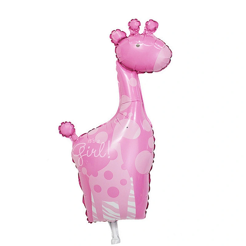 wholesale mini size animal  foil balloons for  Birthday Party Decorations Kids inflate Zebra cow lion tiger monkey foil balloons