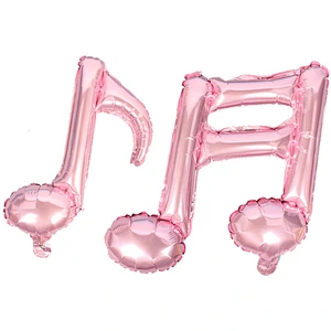 High quality inflatable Musical note foil balloon for concert party decoration