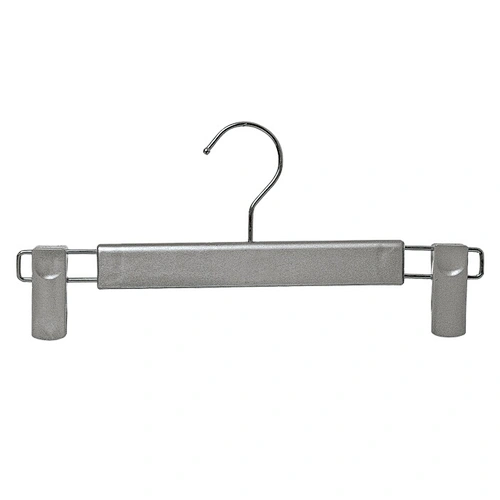 4580-31.5cm manufacturer provide silver plastic pants hanger