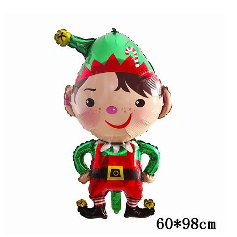 Christmas Foil Balloons Christmas Tree Christmas Socks Snowman Santa Claus Balloon Merry Christmas Party Decoration Globos