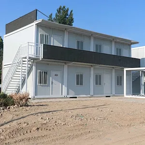 Casa prefabricada del envase del paquete plano de las casas prefabricadas del envío de lujo