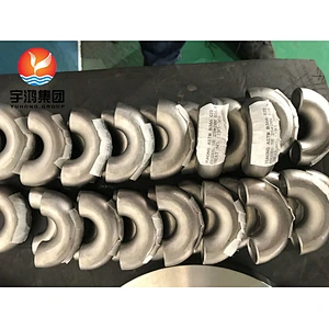 180 DEG. ELBOW ASTM B366 C-22 DIN 1.4501 B16.9 BUTT WELD FITTING