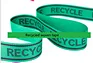 Recycled polyester woven tape