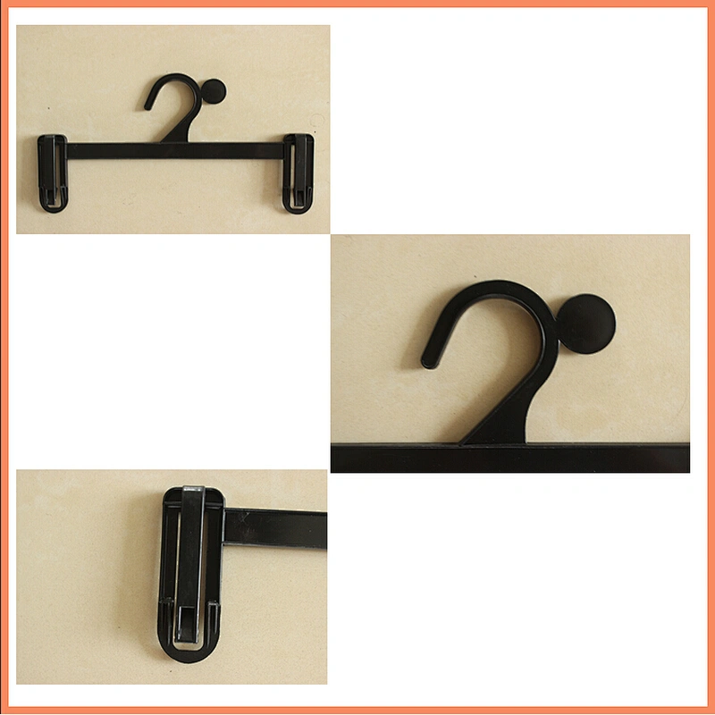 4030-25 long light black hanger plastic hanger cloth hanger for pants skirt