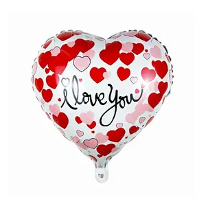 10pcs Love Heart Wedding Balloons Valentines Day Anniversary Party Decoration Inflatable I Love You Helium Balloon Gift Globos