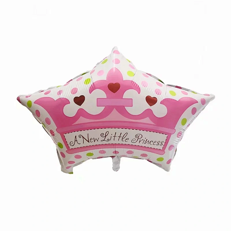 Angel Baby Shower Foil Balloons Boys Girls Birthday Party Newborn Kids Party Decoration Air Globos Blue Pink Mix Baloes Supplies