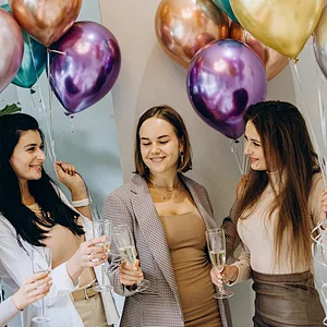 50pcs Metallic Latex Balloons Assorted Color 12 inch 8 Kinds of Shiny Chrome Latex for Birthday Anniversary Wedding Engagement Party Decorations