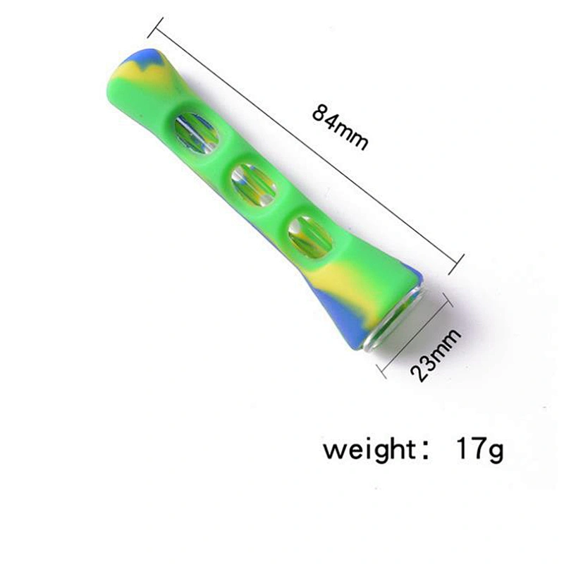 Tobacco pipes Small Bell Mouth Shaped bag Glass Bongs Hand Pipe Portable Mini Cigarettes Holder Smoking Accessories