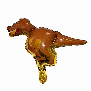 wholesale mini size animal  foil balloons for  Birthday Party Decorations Kids inflate Zebra cow lion tiger monkey foil balloons