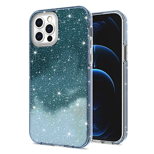 Luxury high relief custom printing glitter cell mobile phone cover case for IPhone 13 Pro Max 12S