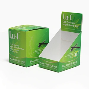 vaping display paper package box for supermarket vaping shop