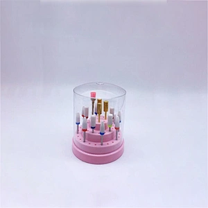 48 Holes Nail Drill Bits Storage Box