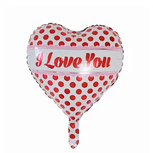 10pcs Love Heart Wedding Balloons Valentines Day Anniversary Party Decoration Inflatable I Love You Helium Balloon Gift Globos