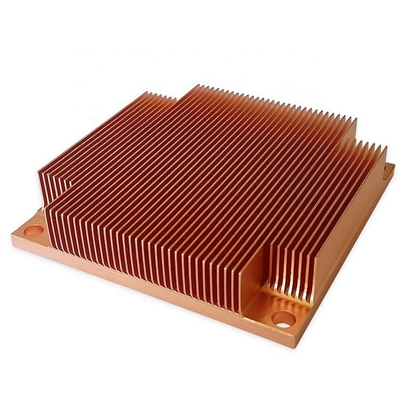New factory customized skiving copper material heatsink