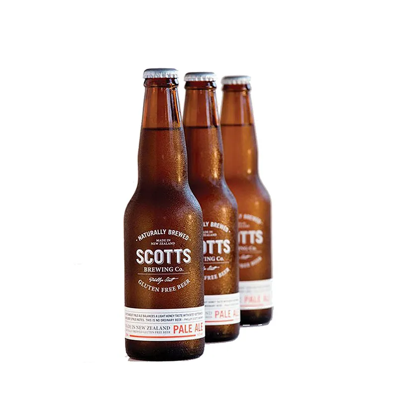 Wholesale Manufacturer Custom Amber Beer Glass Bottle For Sale