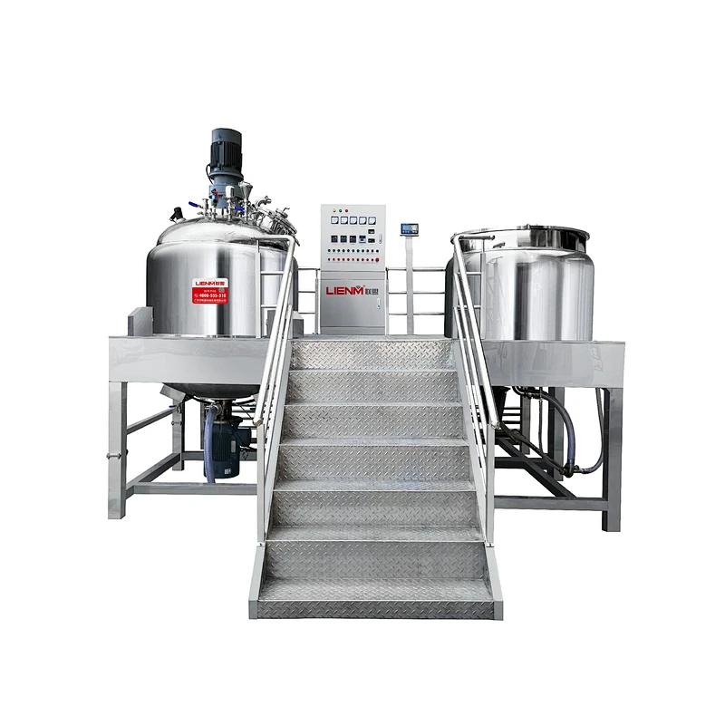 Chemical Machine Stainless Steel SUS361L Vacuum Homogenizer Mixing Tank Machinery Vacuum Mixer Equipment