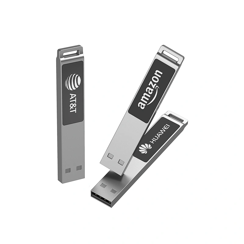 Hot High Quality USB Flash Drive Metal Memory Stick For iPhone Android PC Tablet Minimalist Flash Drive