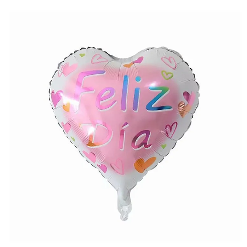 18inch Spanish TE AMO Foil Balloons Mother's Day Heart Helium Globos Wedding Decor Valentines Day Supplies Gift Baloes