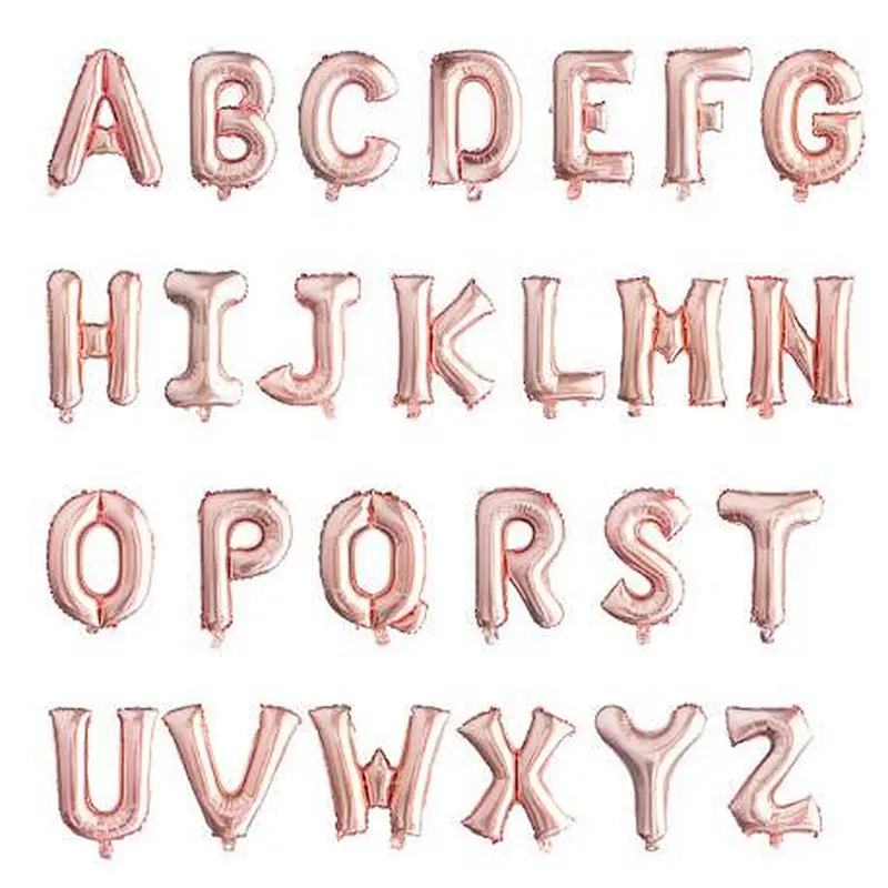 In stock letter aluminum foil Balloons Any Custom Phrase 16