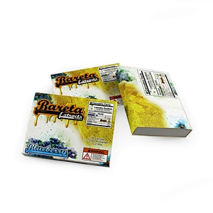 printing paper package box black eva insert drawer box style
