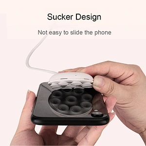 2021 New Mini Qi Standard Attachable Suction Cup Wireless Charger For IPhone 12