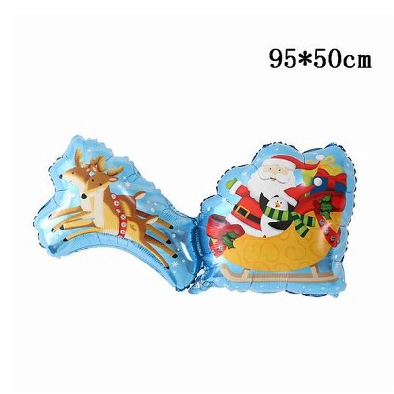 Christmas Foil Balloons Christmas Tree Christmas Socks Snowman Santa Claus Balloon Merry Christmas Party Decoration Globos