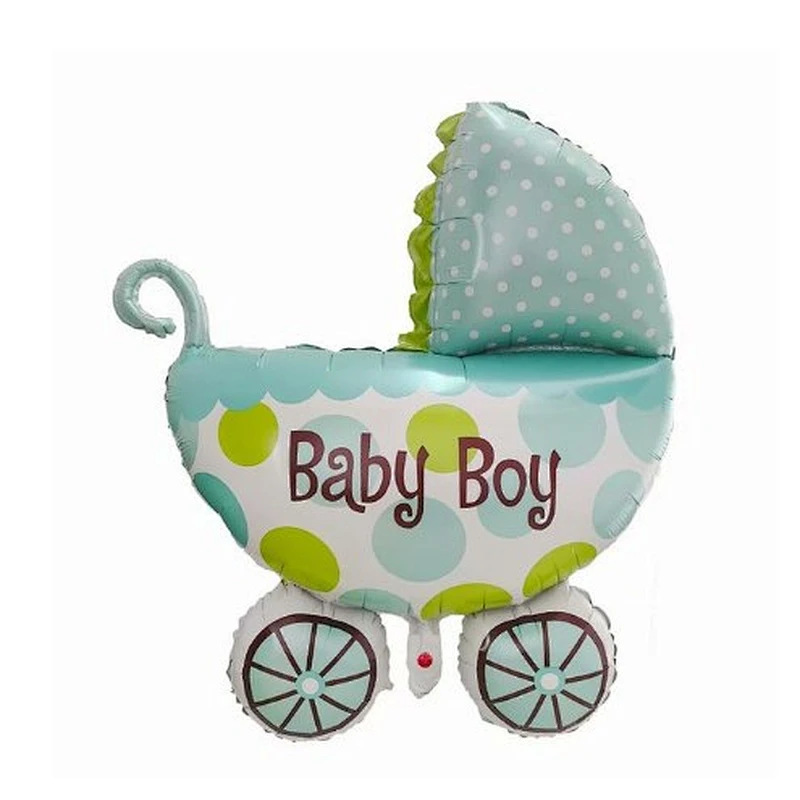 Angel Baby Shower Foil Balloons Boys Girls Birthday Party Newborn Kids Party Decoration Air Globos Blue Pink Mix Baloes Supplies