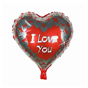 10pcs Love Heart Wedding Balloons Valentines Day Anniversary Party Decoration Inflatable I Love You Helium Balloon Gift Globos