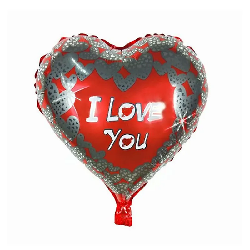 10pcs Love Heart Wedding Balloons Valentines Day Anniversary Party Decoration Inflatable I Love You Helium Balloon Gift Globos