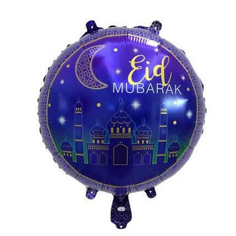 Ramadan Decoration Balloons EID Mubarak Helium Balloon for Muslim Islamic Party Supplies Eid al-firt Ramadan Party Air Ballon