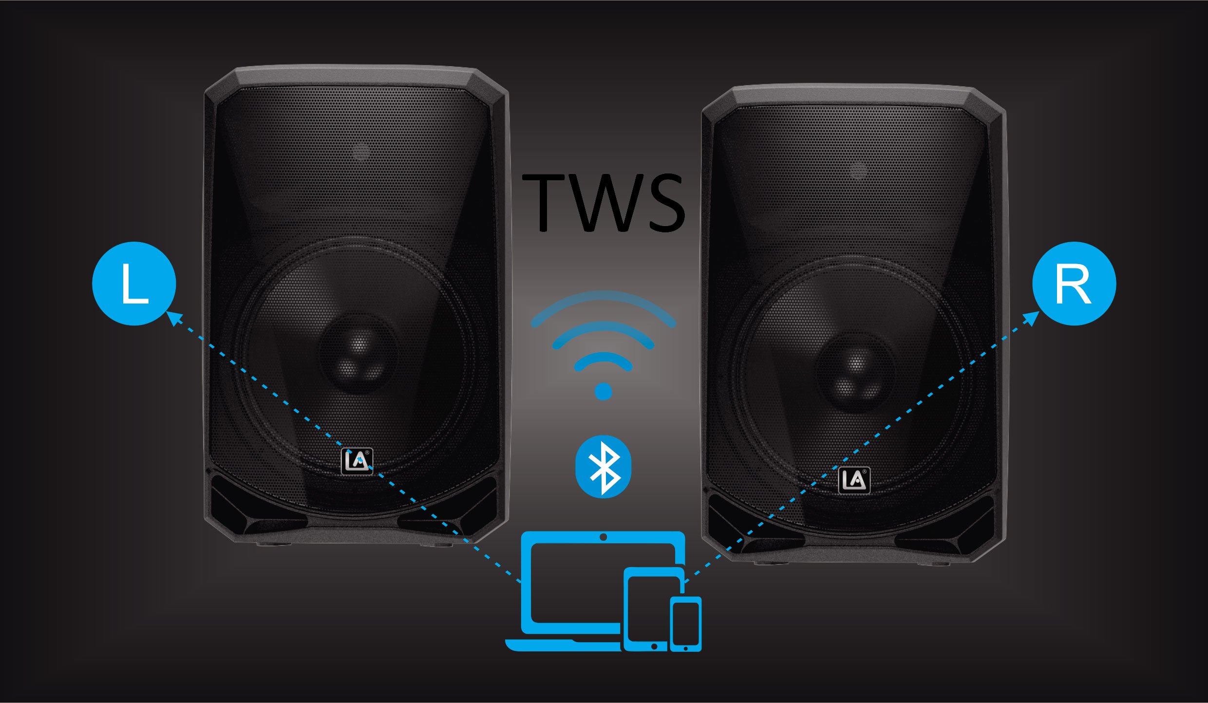 speaker, computer speakers, pc speakers, dj speakers, 15inch ABS Molded PA Speakers, PM Series, Full Range Speaker PM Series