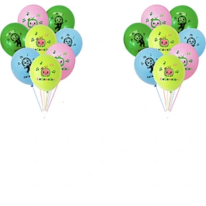 New design cocomelon globos theme balloon bouquet kids birthday party decoration latex balloon