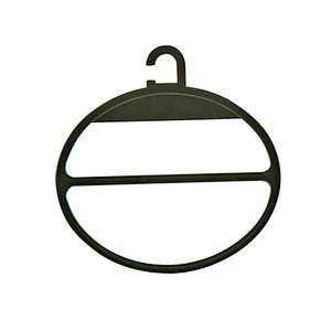 7000 black Solid plastic hanger round plastic scarf hanger