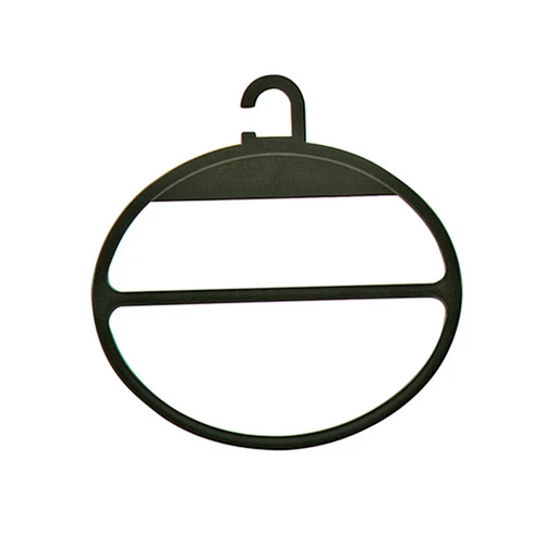 7000 black Solid plastic hanger round plastic scarf hanger