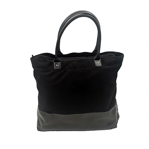 Canvas handbag fits for laptop cross body bag