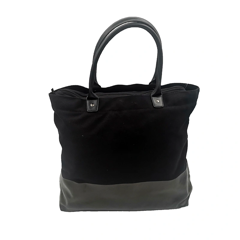 Canvas handbag fits for laptop cross body bag
