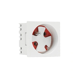Sinoamigo F36-FS/French Socket 45°, Gangable With Tamperproof Insert