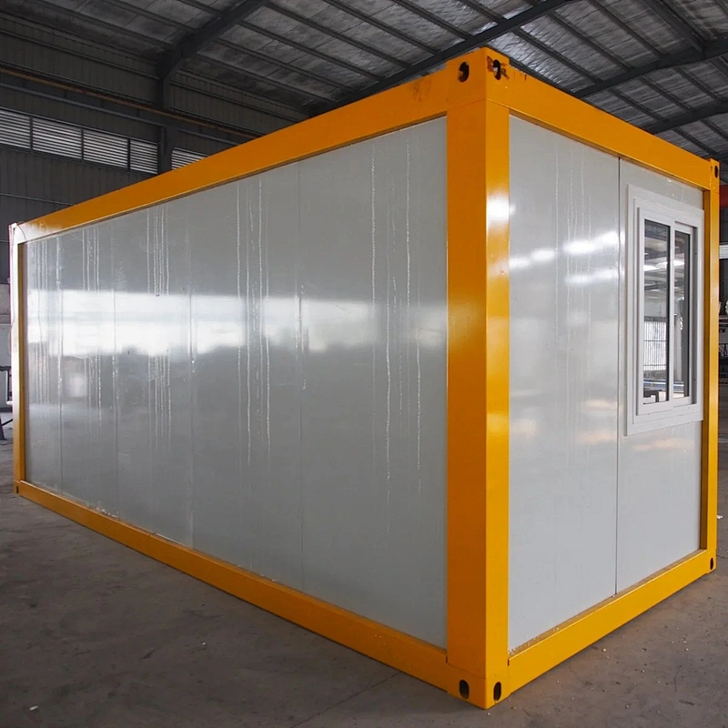 Military camp with luxury modern prefabricated house