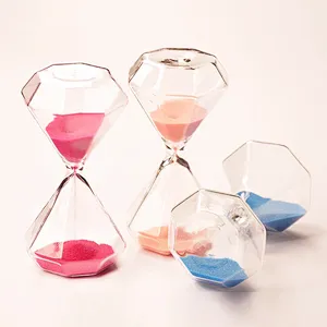 Frasco de vidrio de arenas de 30 minutos de alto borosilicato de suministro de fabricación de fábrica de China
