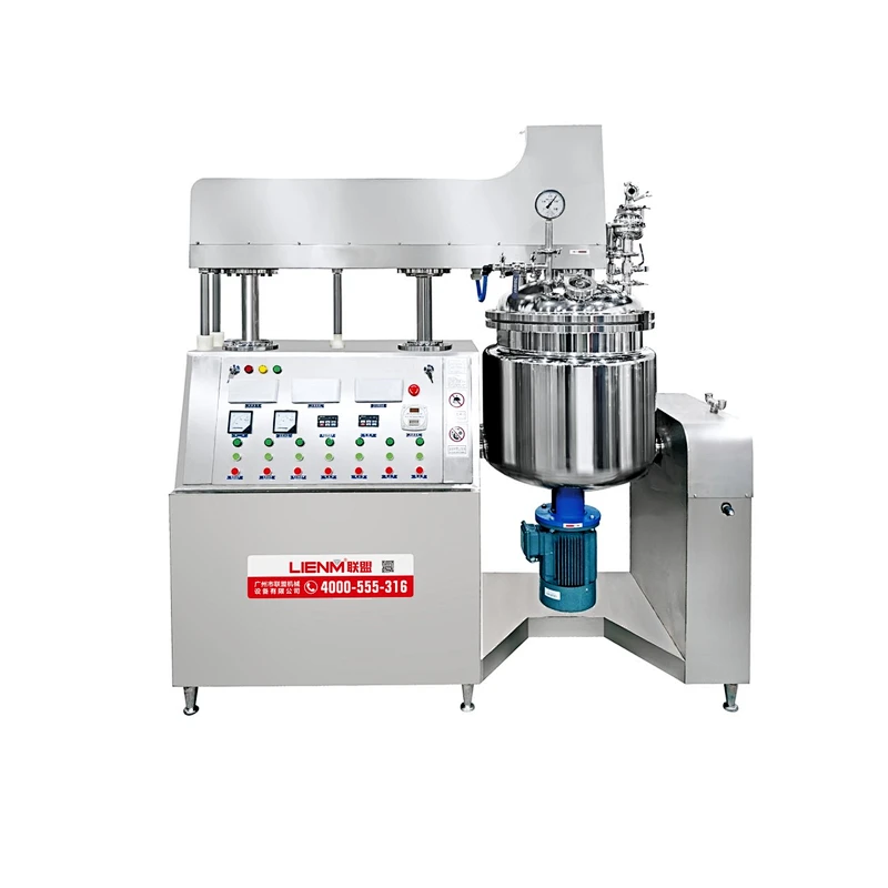 Small Capacity Lab Use Vacuum Homogenizing Mixing Emulsifier Cosmetics Making Machine