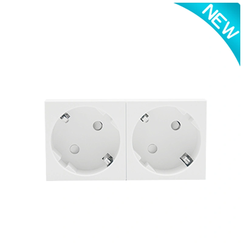 Sinoamigo F6-D2/Schuko Socket 45°(Two Gang)