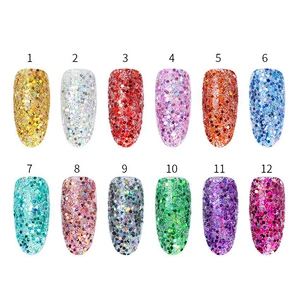 Nail Laser Hexagon Sequins