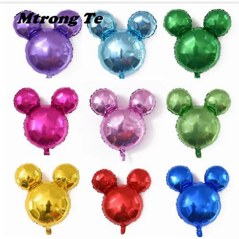 Wholesale Mickey Mouse Head Kids Toy Cartoon Foil Helium Balloons For Birthday Party Decoration