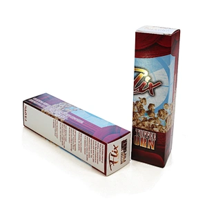 custom silver foil paper package box for 60ml  vaping oil bottle