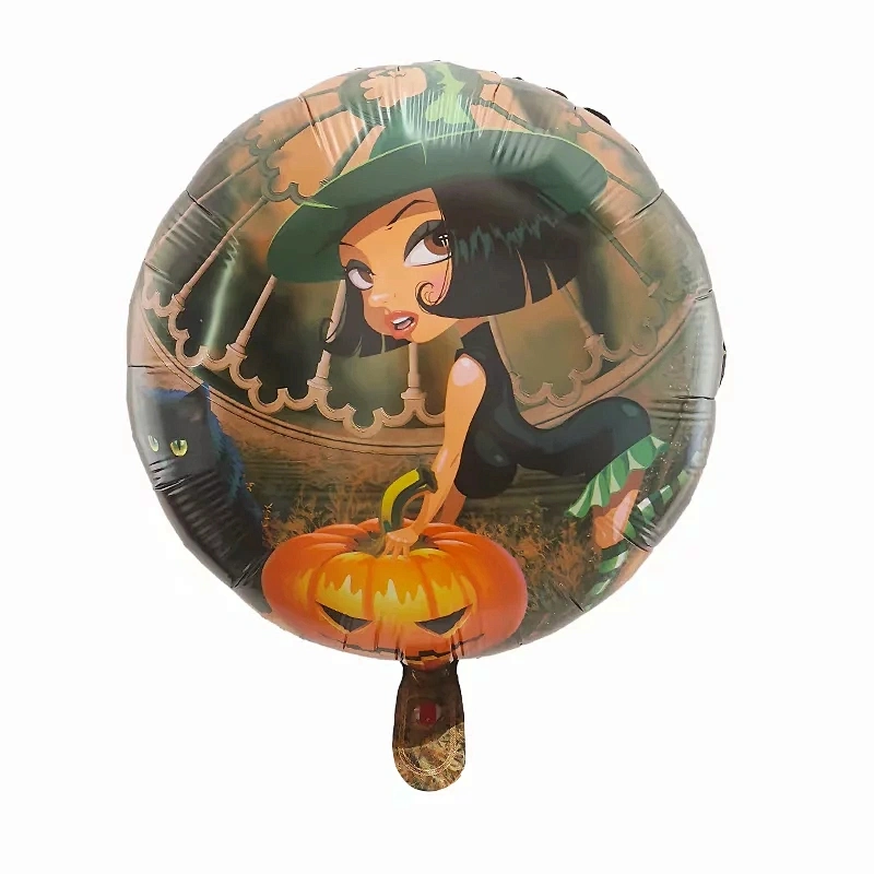 New Design Hot Sale Pumpkin Bat Halloween Aluminum Foil Balloon Halloween Party Decoration Balloon