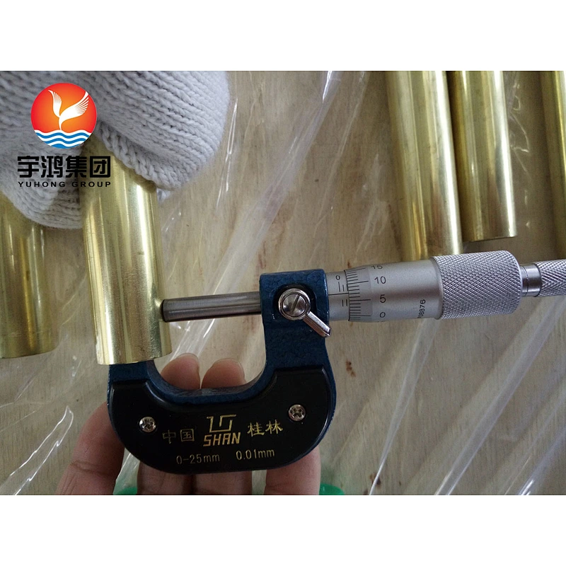 ASTM B111 C44300 Brass Alloy Seamless Tube ( Heat Exchanger, Condenser Tube, Air Cooling Tube)