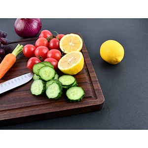 UWELD Small American Walnut Cutting Board Reversible Chopping Board 12x8x0.7