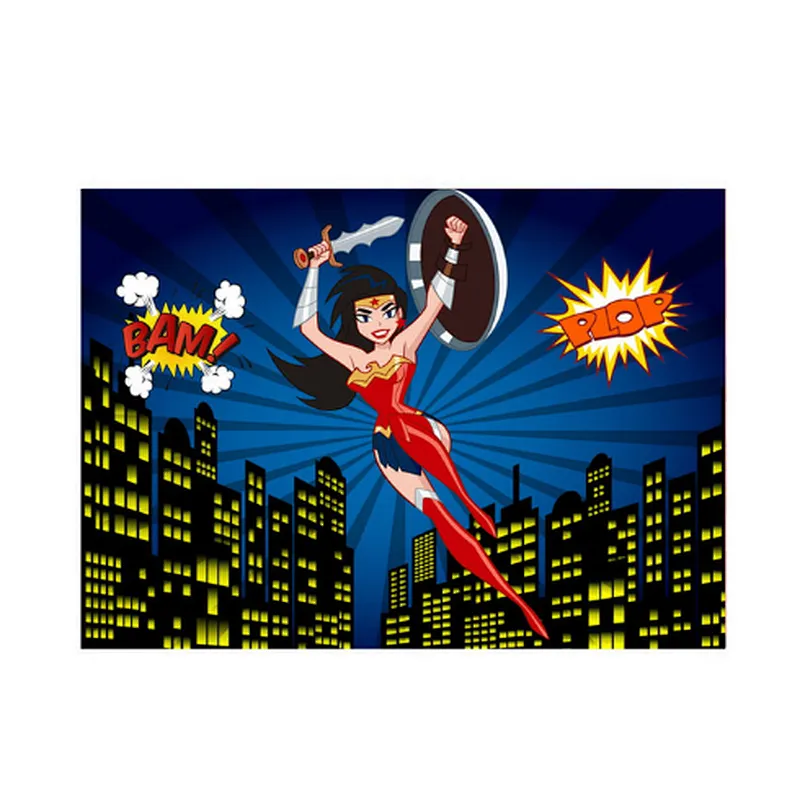 125x80cm Superhero Iron Man Hulk Banner Photography Backgrounds Professional Indoor Birthday Party Decoratio Photo Backdrops